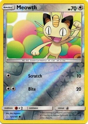 Meowth - 125/181 - Reverse