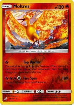 Moltres - 19/181 - Reverse