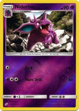 Nidorino - 58/181 - Reverse