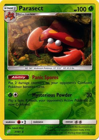 Parasect - 7/181 - Reverse