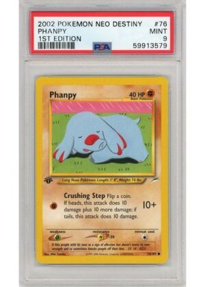 Phanpy 76/105 1st Edition PSA 9