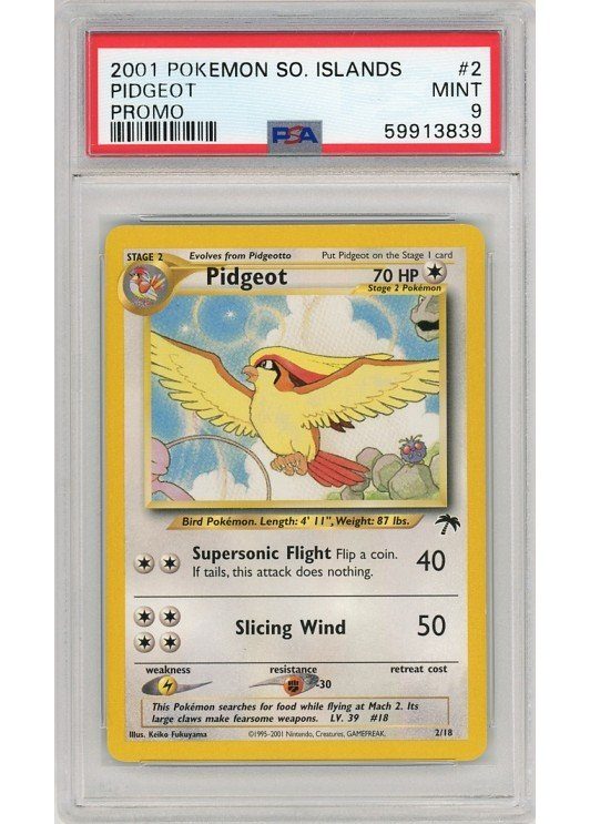 Pidgeot 2/18 PSA 9