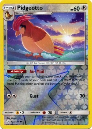 Pidgeotto - 123/181 - Reverse