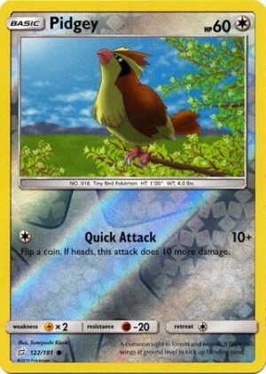 Pidgey - 122/181 - Reverse