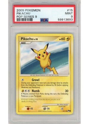 Pikachu 15/17 PSA 9