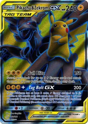 Pikachu & Zekrom-GX - 162/181