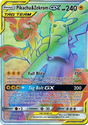 Pikachu & Zekrom-GX - 184/181