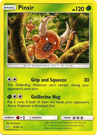 pinsir pokemon card price 6/68 - Pinsir GX Pokemon Card main image 0