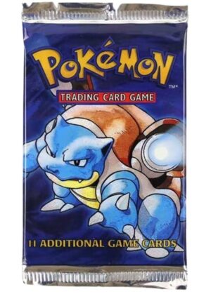 Pokémon Base Set Booster Pack  - Blastoise pack art