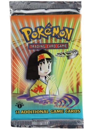Pokémon Gym Heroes 1st Edition Booster Pack  - Erika pack art