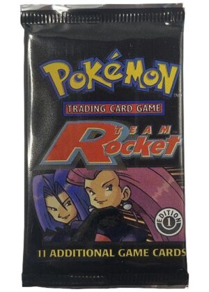Pokémon Team Rocket 1st Edition Booster Pack  - Jessie & James pack art