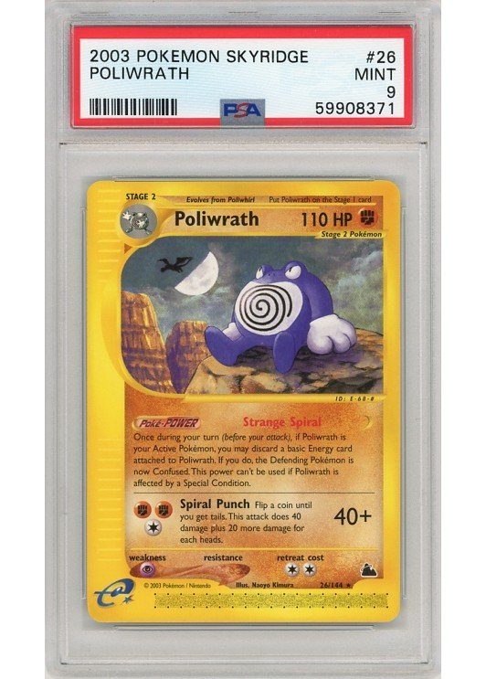 Poliwrath 26/144 PSA 9
