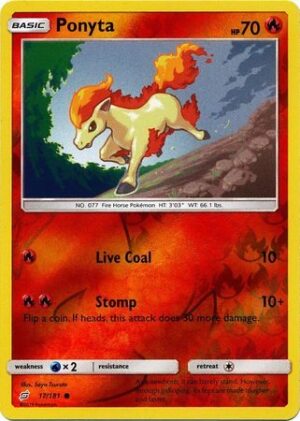 Ponyta - 17/181 - Reverse