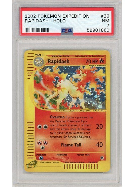 Rapidash 26/165 PSA 7