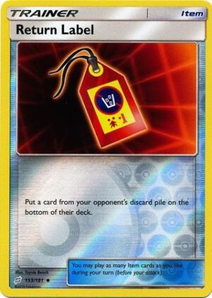 Return Label - 153/181 - Reverse