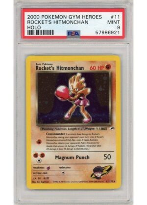 Rocket's Hitmonchan 11/132 PSA 9