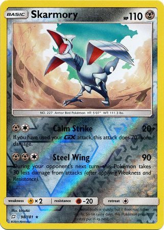 Skarmory - 98/181 - Reverse