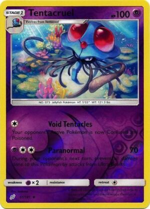 Tentacruel - 61/181 - Reverse