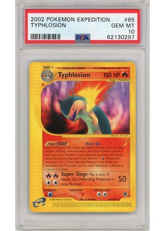 Typhlosion 65/165 PSA 10