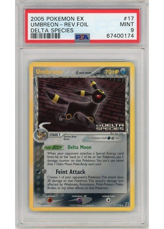 Umbreon &delta; 17/113 Reverse Foil PSA 9