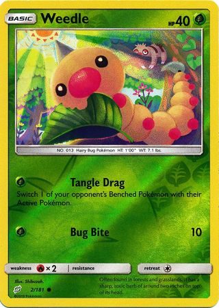 Weedle - 2/181 - Reverse
