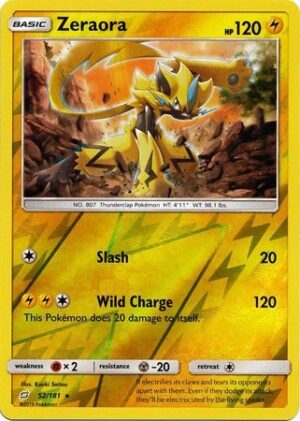 Zeraora - 52/181 - Reverse