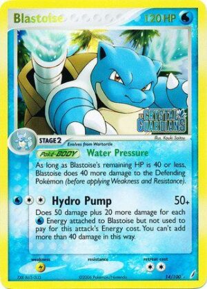 Blastoise - 14/100 - Reverse