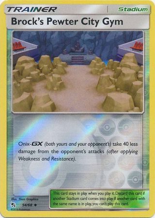 Brock’s Pewter City Gym – 54/68 – Reverse