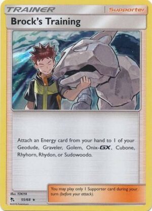 Brock's Training - 55/68 (Holo)