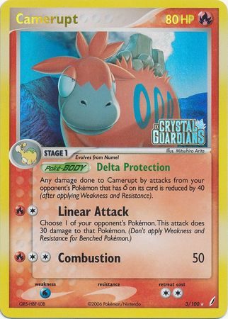 Camerupt - 3/100 - Reverse