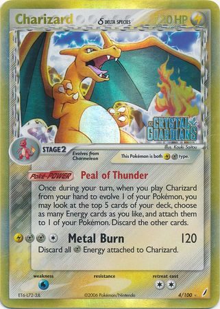 Charizard &delta; - 4/100 - Reverse