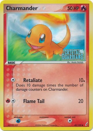 Charmander - 48/100 - Reverse