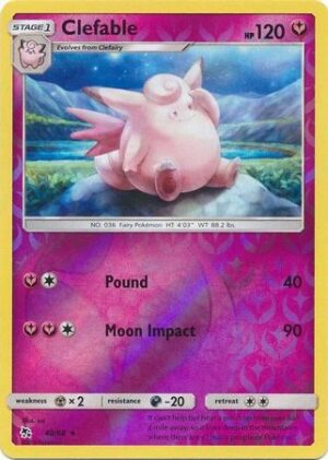Clefable - 40/68 - Reverse