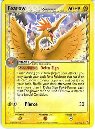 Fearow &delta; - 18/100