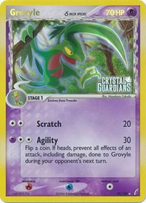 Grovyle &delta; - 19/100 - Reverse