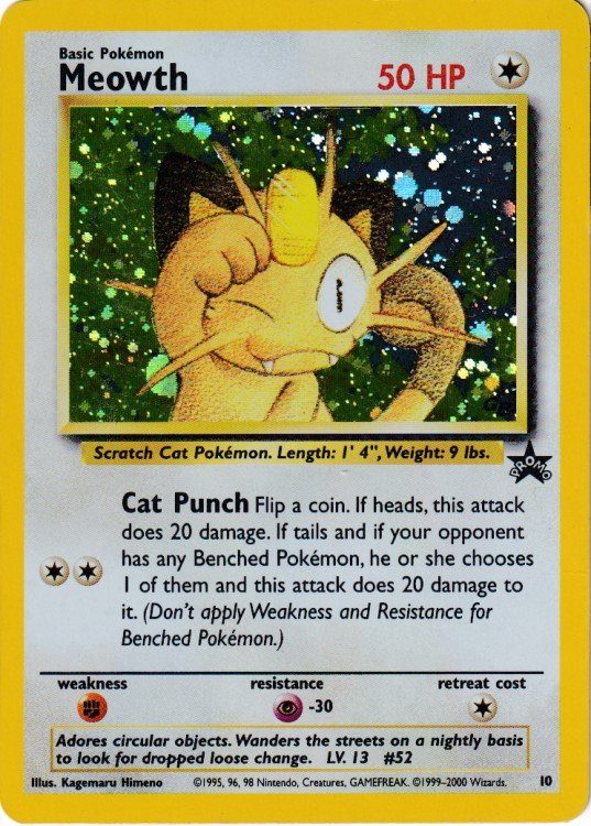 Meowth - 10 (Holo)