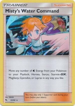 Misty's Water Command - 63/68 (Holo)