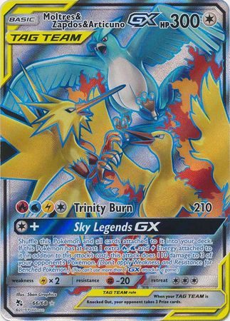 Moltres & Zapdos & Articuno GX – 66/68
