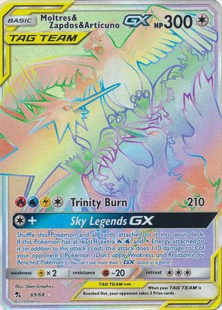 Moltres & Zapdos & Articuno GX – 69/68