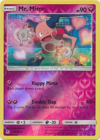 Mr. Mime – 43/68 – Reverse