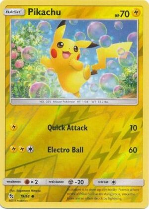 Pikachu - 19/68 - Reverse