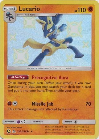 Shiny Lucario – SV22/SV94