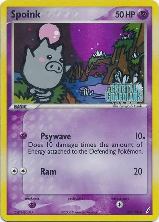 Spoink - 62/100 - Reverse