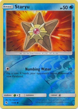 Staryu – 13/68 – Reverse