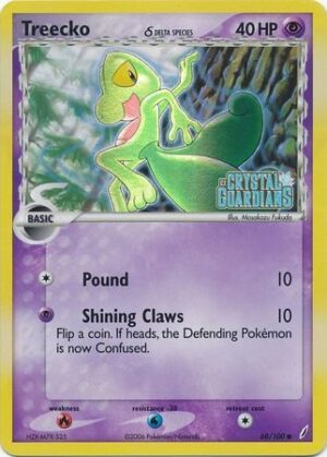 Treecko &delta; - 68/100 - Reverse