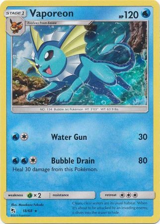 Vaporeon – 18/68 (Holo)