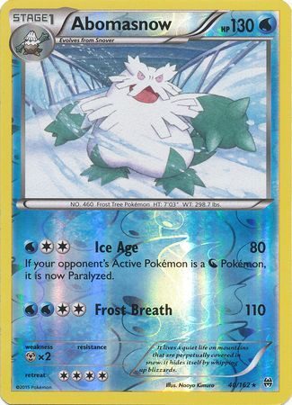 Abomasnow - 40/162 - Reverse