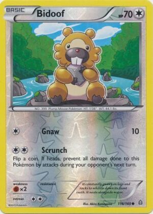 Bidoof - 116/160 - Reverse