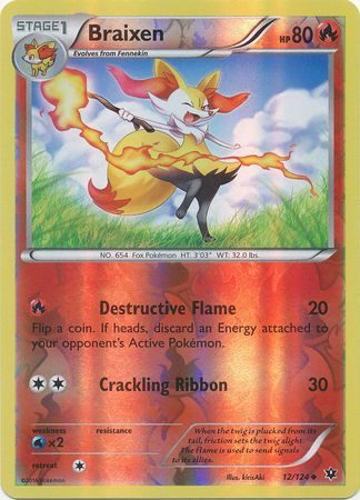 Braixen - 12/124 - Reverse