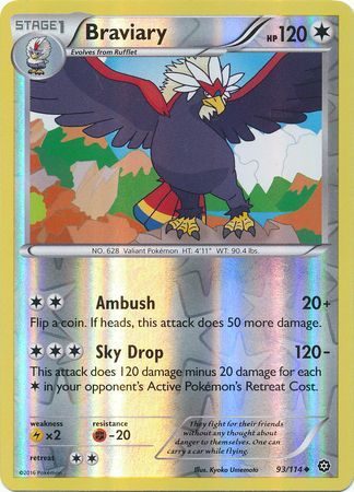 Braviary - 93/114 - Reverse